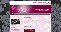 Desktop Screenshot of jasmins-bodylounge.de